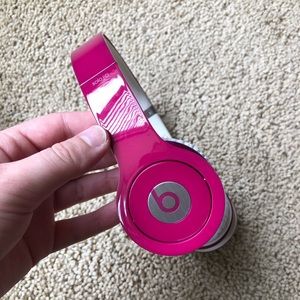 Beats by Dre pink headphones